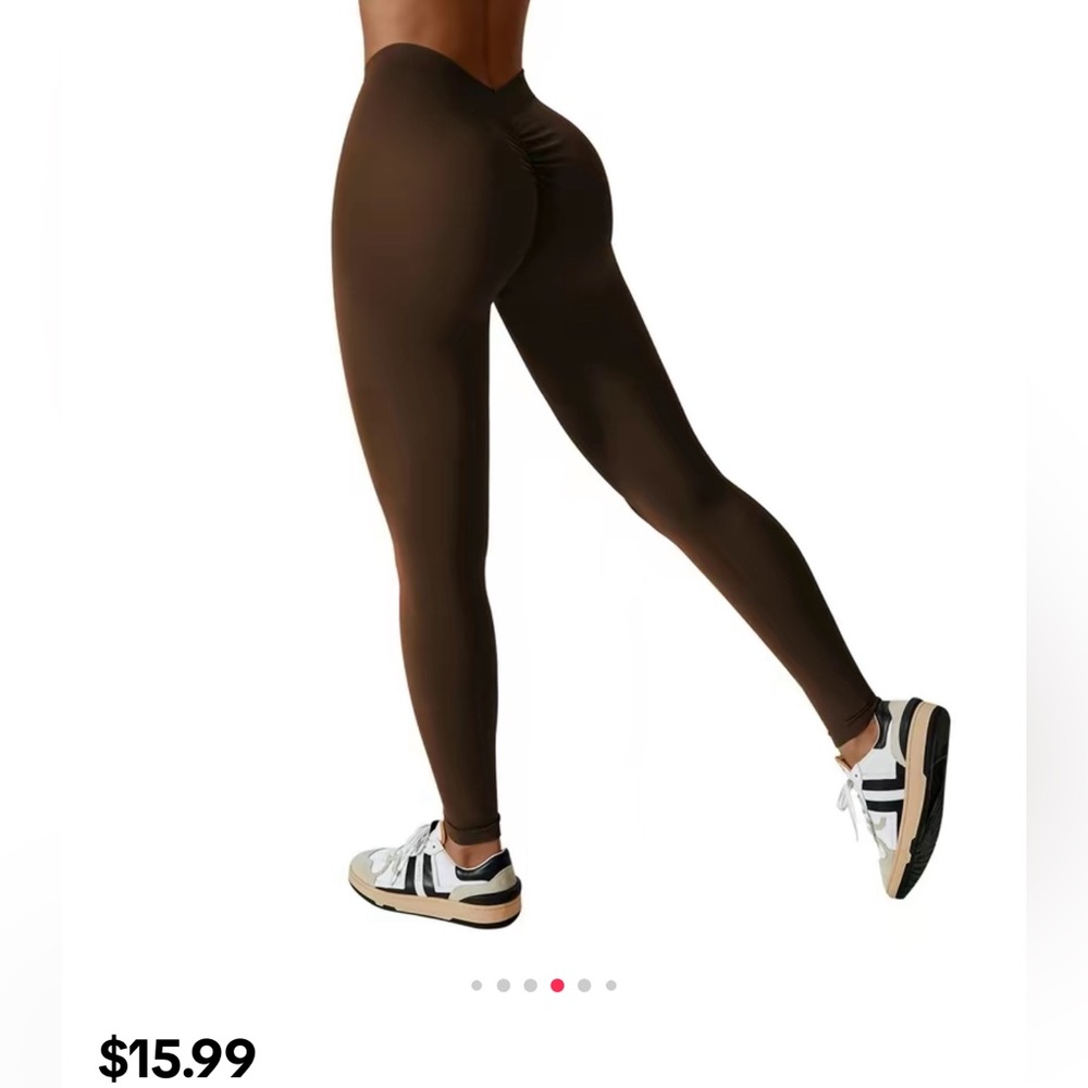 Women’s Gym/Yoga Leggings, V-back Scrunch Butt Lifting Tummy Control Leggings